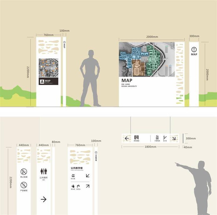 Wayfinding | Signage | Sign | Design | 简约导视牌