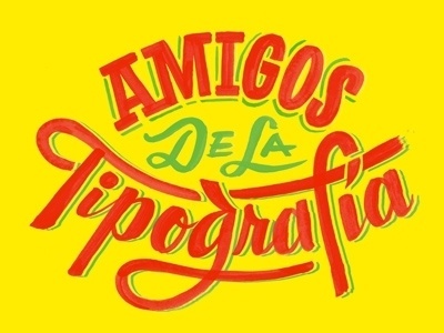Dribbble - Tipografia Fiesta by Friends of Type #type #illustration #typography