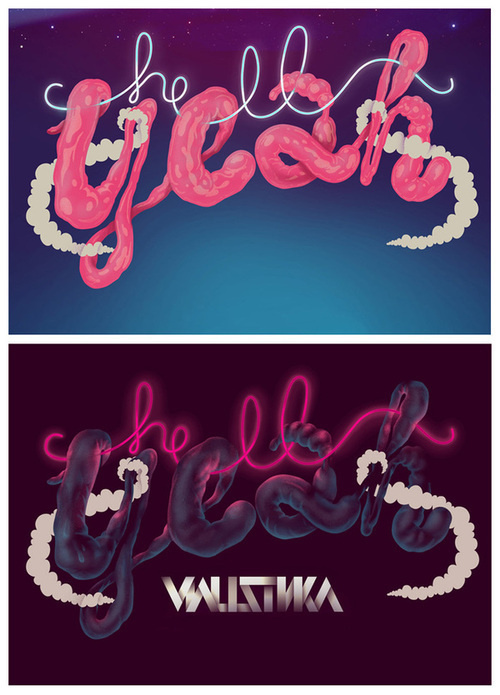 Hell Yeah by Valistika Studio BCN #design #graphic #quality #typography
