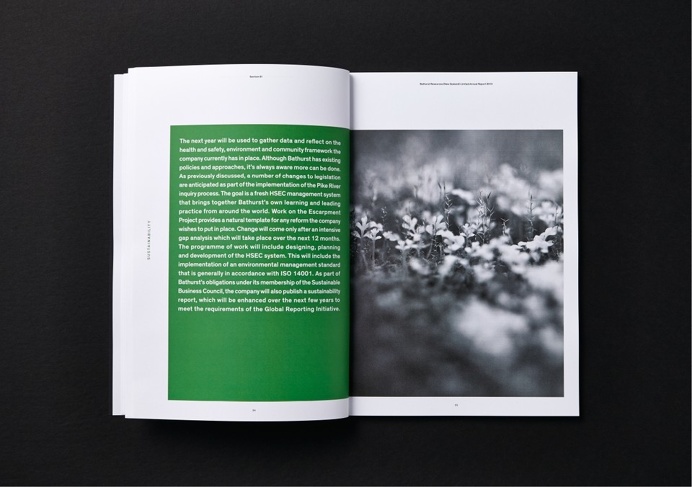 Saatchi & Saatchi Design Worldwide. Bathurst Annual Report #annual #report