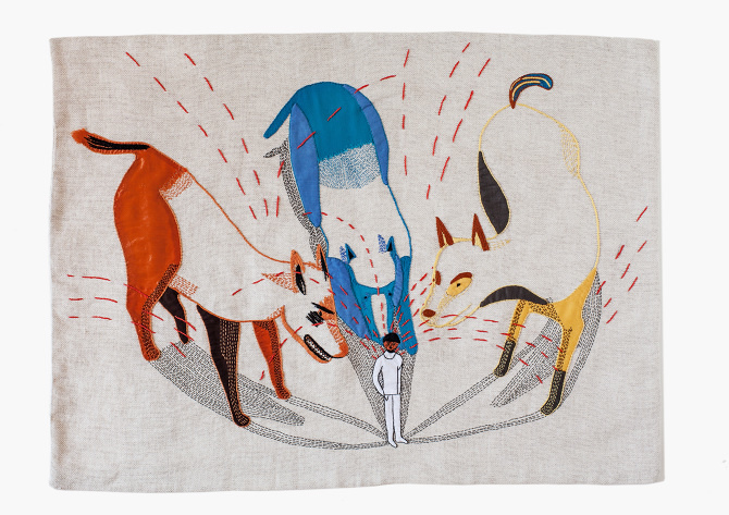 Arianna Vairo #sewing #illustration #fabric #art