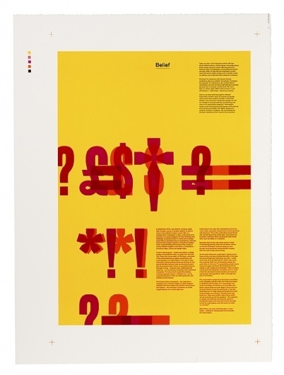 Creative Review - Stone age printing for Æsir #print #design
