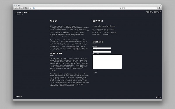 Ximena Clavelli - MAz . Graphic Design #webdesign