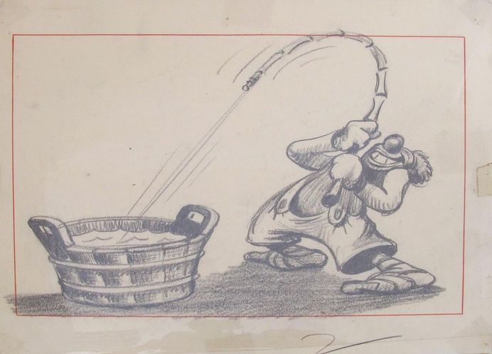 disney dumbo clown concept art