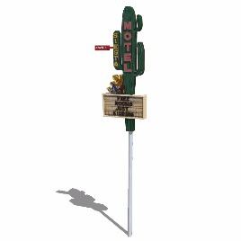 Signage | Sign Design | Wayfinding | Wayfinding signage | Signage design | 导视牌 沙漠 汽车旅馆 酒店 指示牌 环艺