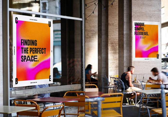 CUBE - Mindsparkle Mag Chung-Yun Yoo designed the branding for CUBE. Going to the supermarket, walking to work, dancing in the club: We are constantly moving. #logo #packaging #identity #branding #design #color #photography #graphic #design #gallery #blog #project #mindsparkle #mag #beautiful #portfolio #designer