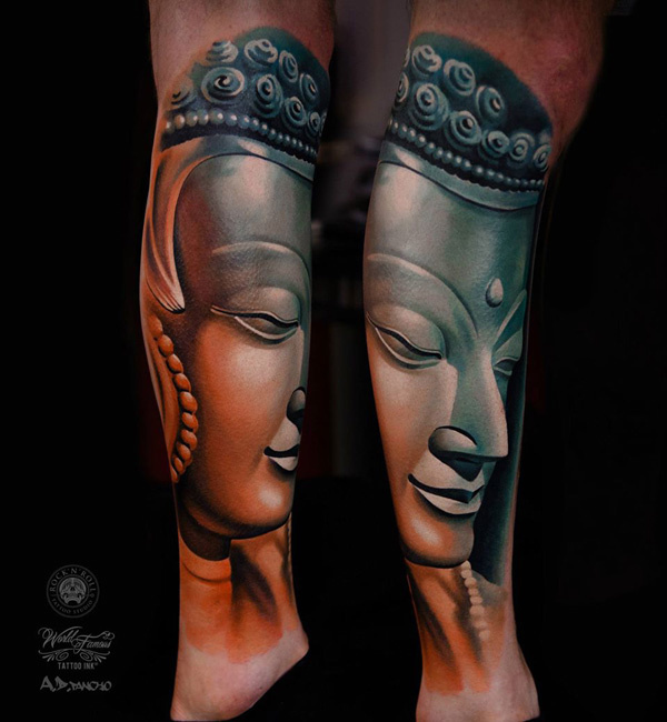 tattoo, buddha tattoo, tattoo ideas, buddha, and ideas image inspiration on  Designspiration