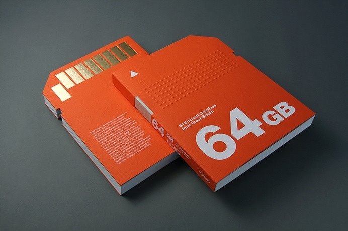 "64GB" 64 Eminent Creatives from Great Britain #64 #design #orange #book #gb #editorial