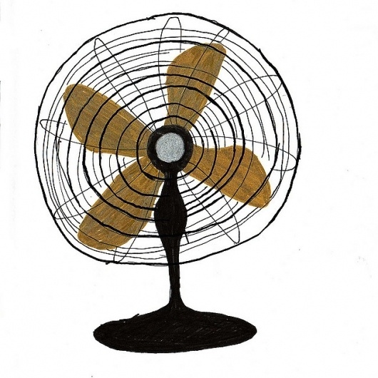 fan | Flickr: Intercambio de fotos #ventilador #aijon #verano #illustration #calor #vintage #summer #fan #jorge