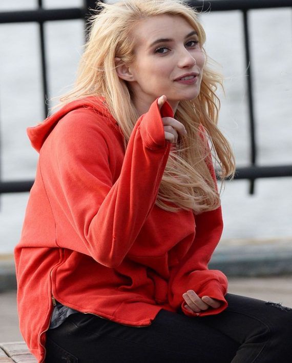 Nerve Emma Roberts Branded Hoodie | Top Celebs Jackets