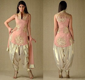 Love the color and the back! - punjabi suits