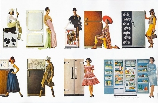 Dark Roasted Blend: Love & Romance (Vintage and Funny Pics) #illustration #refrigerator #love