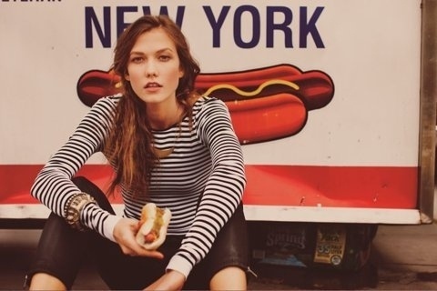 FFFFOUND! | (via Karlie Kloss for Free People January 2012 by... - Quite Continental #sexy #woman #dog #hot #york #female #new