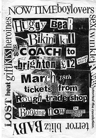 Bikini Kill-Huggy Bear @ Brighton England 3-18-93