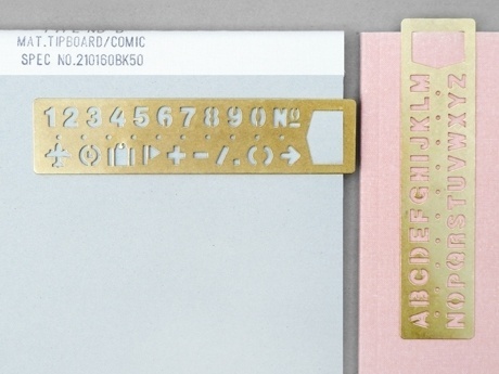 Present&Correct - Stencil Bookmark #stencil