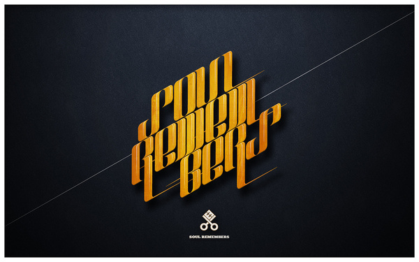 Soul Remembers #lettering #wallpaper #extraverage #kronex #typo #typography