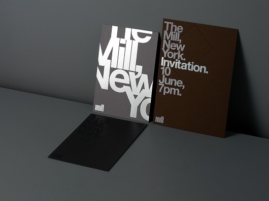 Invitation by Made Thought #print #design #graphic