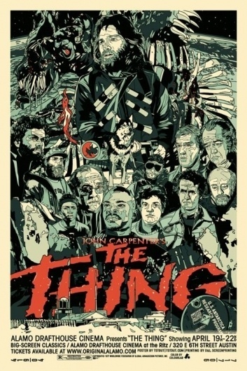 Sci-Fi-O-Rama / Science Fiction / Fantasy / Art / Design / Illustration #movie #thing #the #vintage #poster