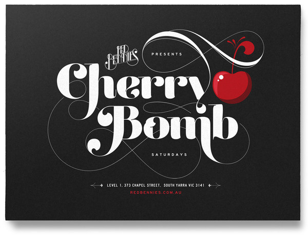 RED BENNIES Jimmy Gleeson Design #type #lettering #poster