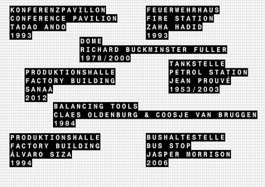 büro uebele // vitra campus information- and signagesystem weil am rhein, birsfelden 2011 #signage #vitra #typography