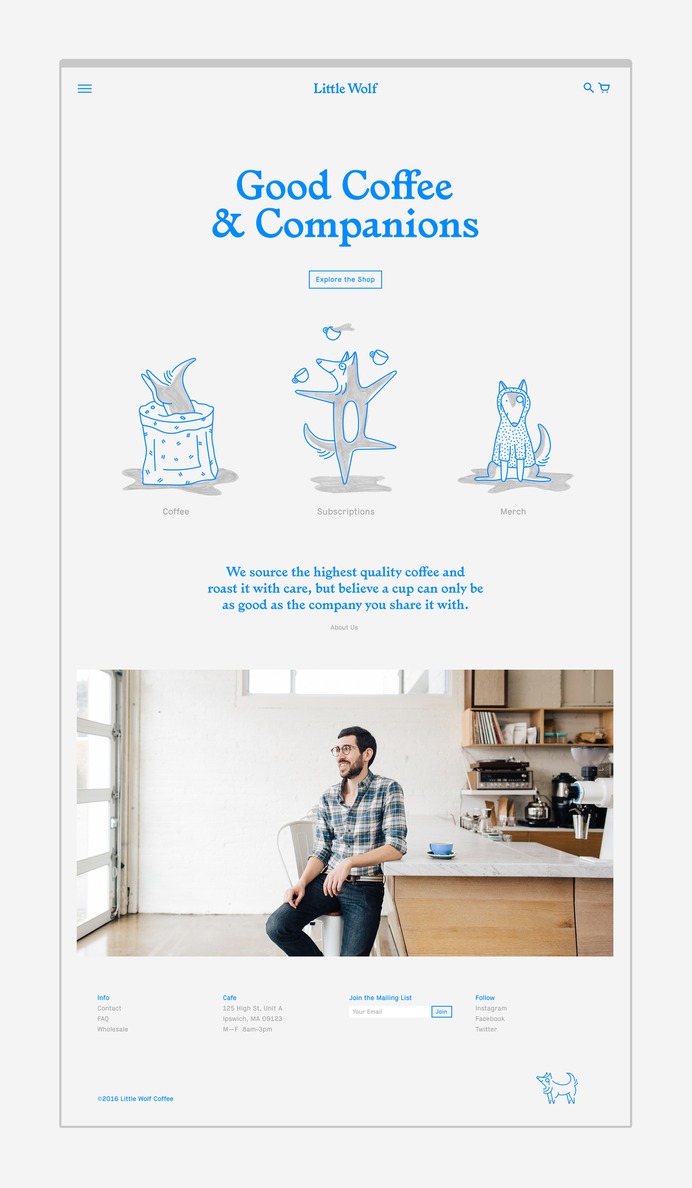 Perky Bros llc - Little Wolf Coffee -