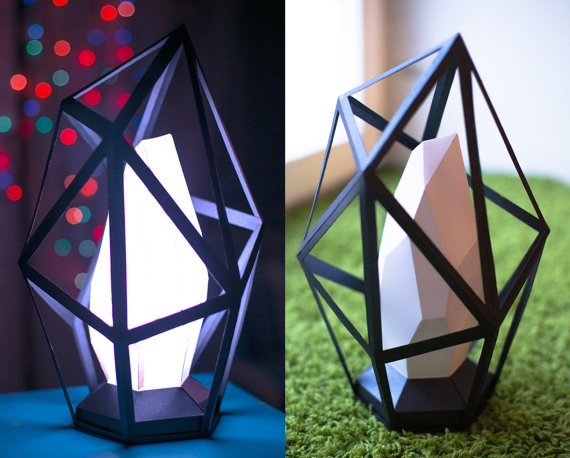 Papercraft Lamp - Like a Diamond