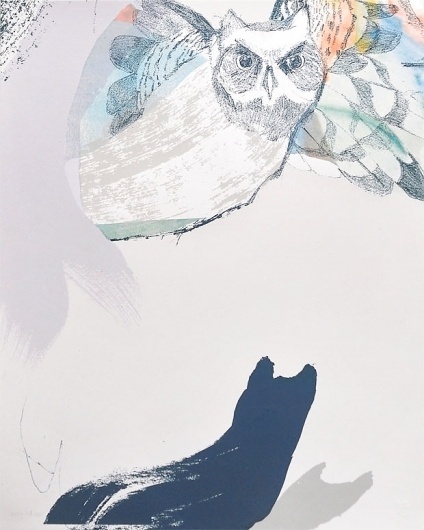 The Owl and Cat Frank | Sonnenzimmer - Sonnenzimmer #sonnenzimmer #screen #print #illustration