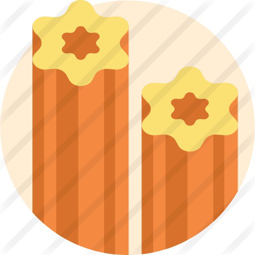 See more icon inspiration related to churro, food and restaurant, churros, fattening, sweets, spanish, breakfast and food on Flaticon.