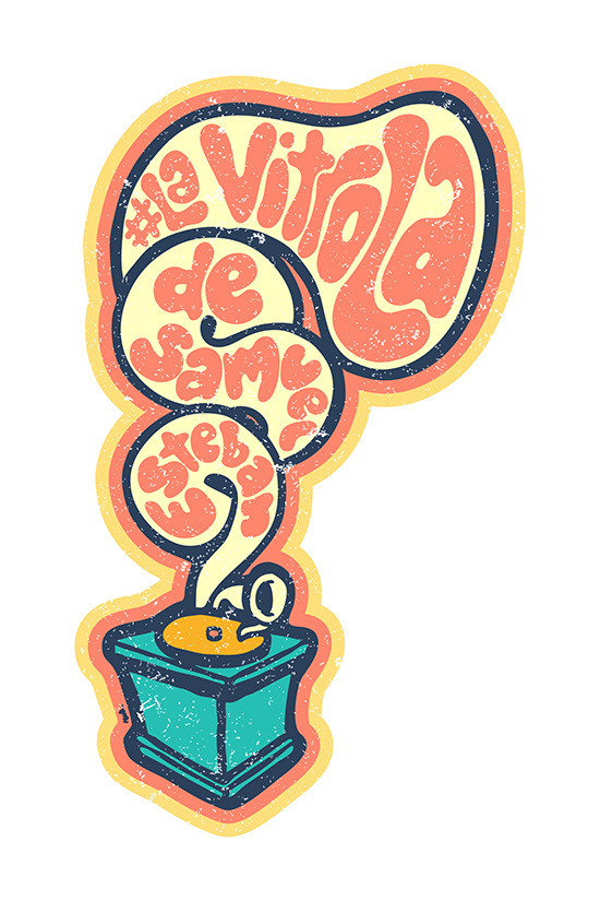 "La Vitrola de Sam" by Molly Yllom #illustration #character #design