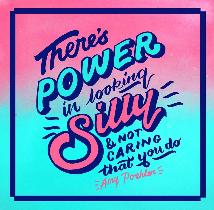 Studio Animaux Circus made these awesome quotes for AIGA's Eye On Design Blog. #quote #typography #lettering #type #aiga #amy #poehler