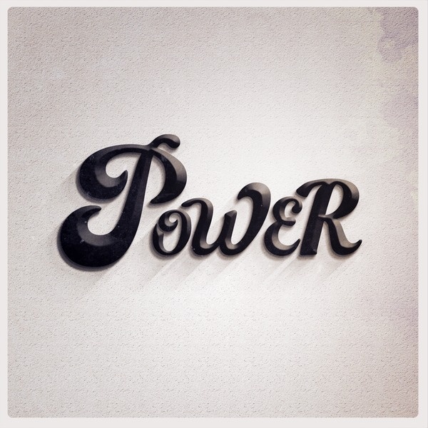 Power #melissa #power #design #morano #photoshop #art #typography