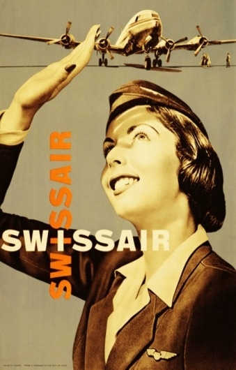 Merde! - magnuseckhell: Carlo Vivarelli for Swissair,... #swissair #magnuseckhell #vivarelli #merde #carlo