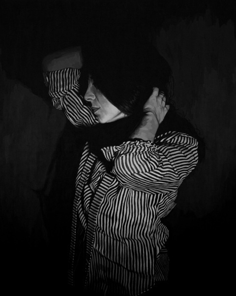 Rebecca Adams | PICDIT #painting #black #white #art