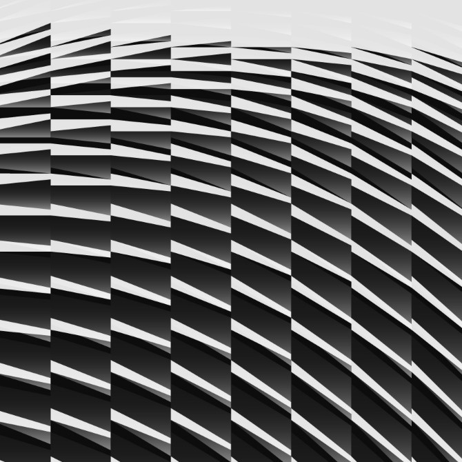 PLASTIC CIRCLES #pattern #optigram