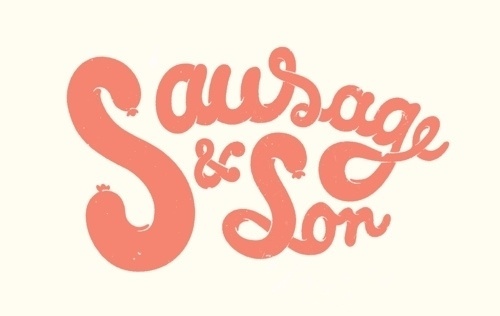 http://pinterest.com/pin/34199278390178129/ #sausageson #logo #eat #food