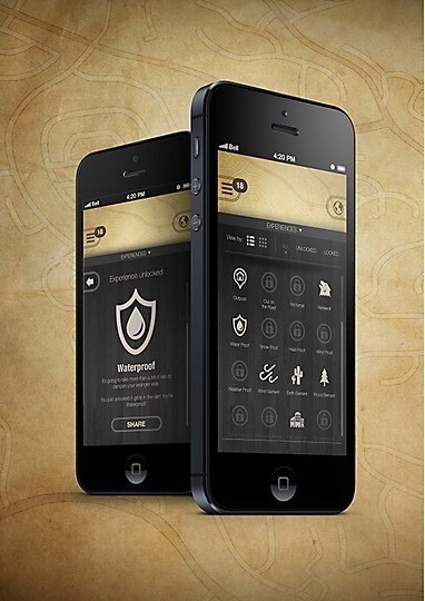 Wrangler Mileage app #rustic #app #wrangler #ui