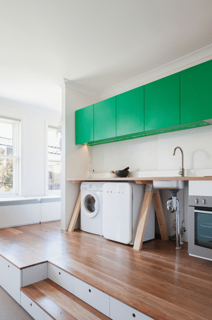 Micro Apartment in Sydney Displaying an Optimized 22 Sqm Surface 9