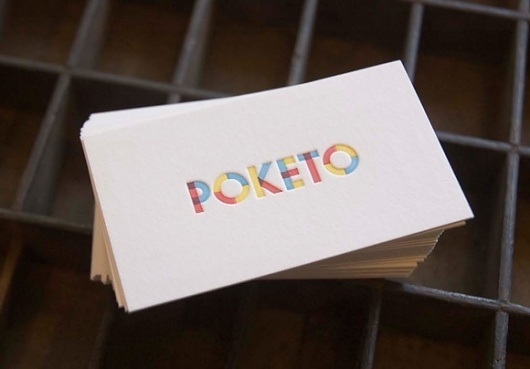 Poketo Olivia San Mateo of Olive-Route, Letterpress Printer Extraordinaire! #card #print #poketo #business