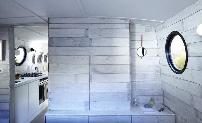 Architecture afloat: a new design-led barge boat by Bert & May Spaces provides an alternative housing solution