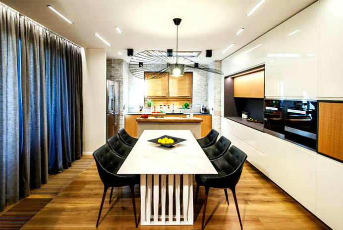 Feminine Trendy Cool Apartment in Sofia feminine trendy cool apartment interior 5 #ideas #interior #kitchen #design