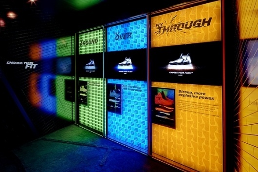 Nike Jordan 2012 #branding #design #application #set #environmental #typography
