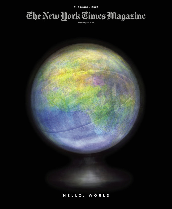 Behind the Relaunch of The New York Times Magazine - NYTimes.com #editorial #photography #globe #glow