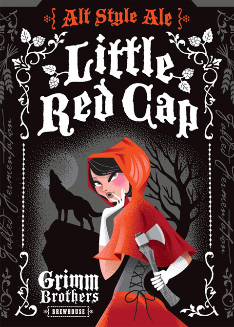 Grimm Brothers Brew Labels #packaging #beer #labels