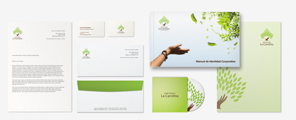 Jardin Botanico la Carolina #logotype #stationary #branding #corporate #brand #identity #ecuador