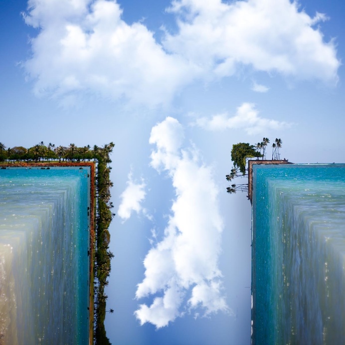 photography, cubic landscape