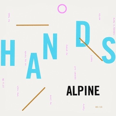 Alpine - Hands, Tim Royall #album #cover #artwork