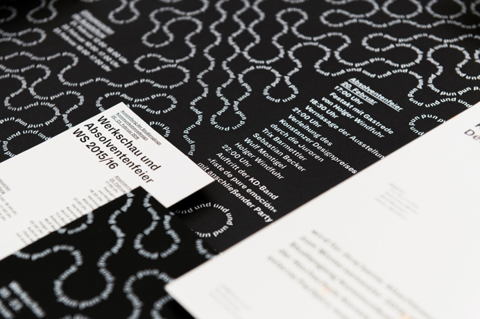 werkschau konstanz branding identity minimal black white poster type typography designblog graphic design inspiration best inspire www.minds