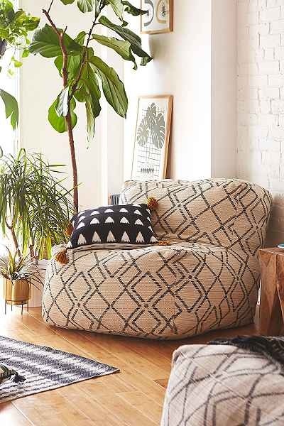 Bobo Patterned Lounge Chair, Urban Outfitters