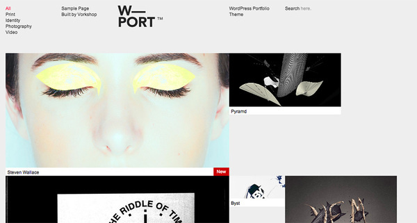 WPortfolio - Minimal Portfolio Theme for WordPress #portfolio #design #based #website #grid #photography #minimal #art #wordpress
