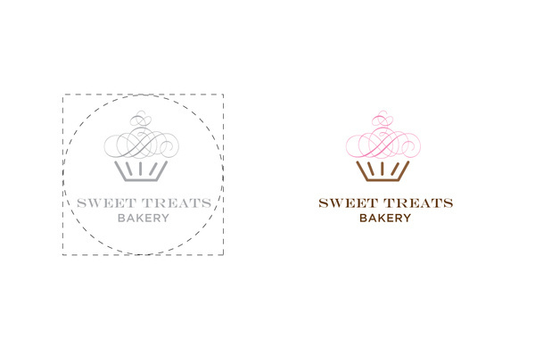 Corporate Identity #logo #identity #cupcakes #bakery #sweet treats